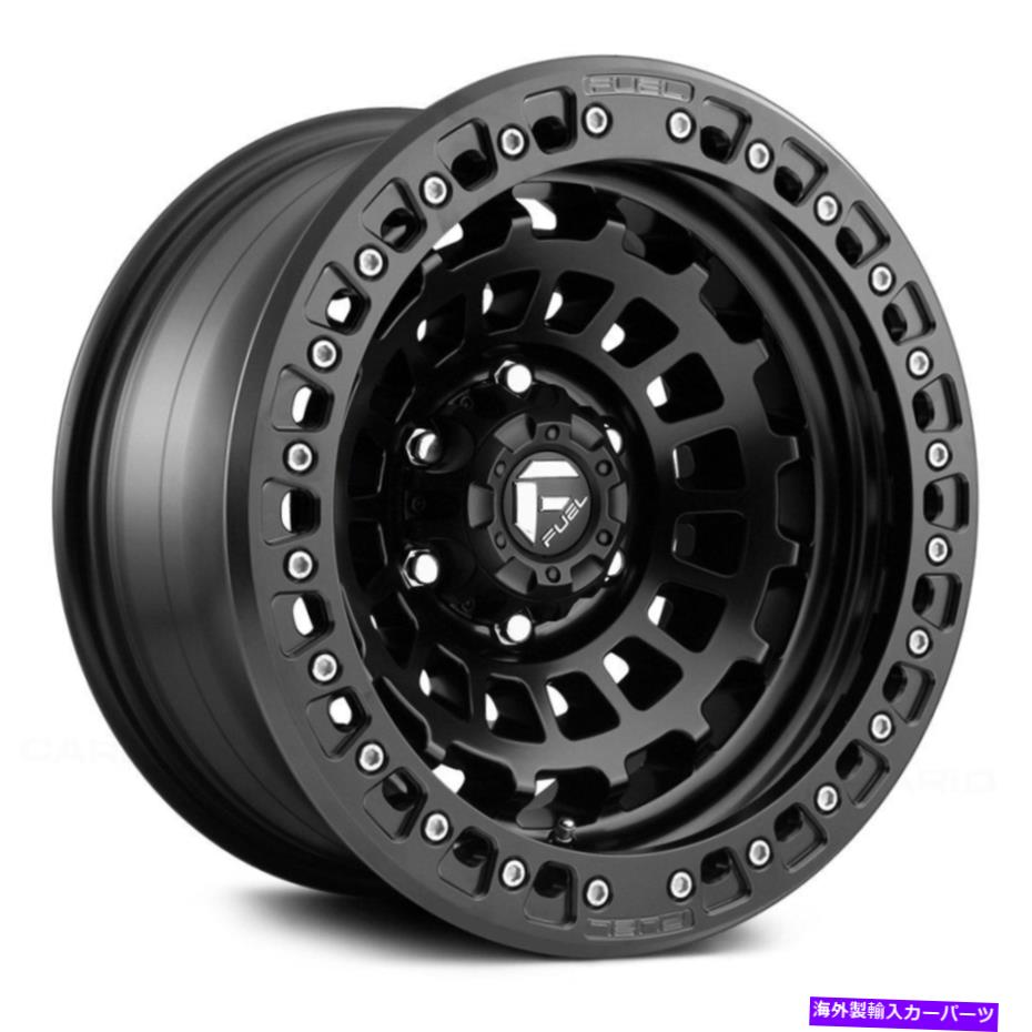 ホイール　４本セット 燃料D101ビードロックゼファー1PCホイール17x9（-15、6x135、87.1）4のブラックリムセット Fuel D101 BEADLOCK ZEPHYR 1PC Wheels 17x9 (-15, 6x135, 87.1) Black Rims Set of 4【並行輸入品】