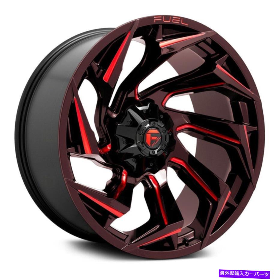 ホイール　４本セット 燃料D755反応1PCホイール22x12（-44、5x150、110.1）4のブラックリムセット Fuel D755 REACTION 1PC Wheels 22x12 (-44, 5x150, 110.1) Black Rims Set of 4【並行輸入品】｜Us Custom Parts Shop USDM