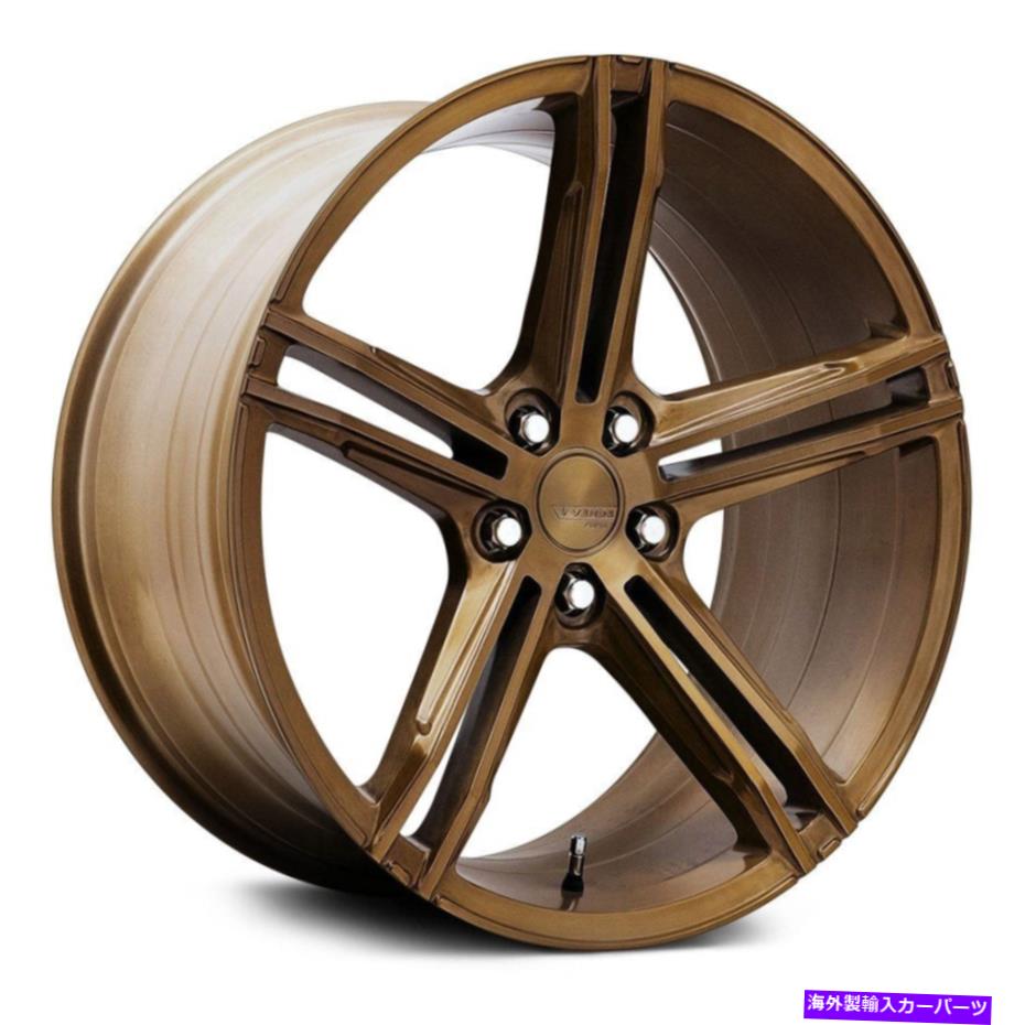 ホイール　４本セット Verde VFF03ホイール20x9（35、5x120.65、72.56）4のブロンズリムセット Verde VFF03 Wheels 20x9 (35, 5x120.65, 72.56) Bronze Rims Set of 4【並行輸入品】
