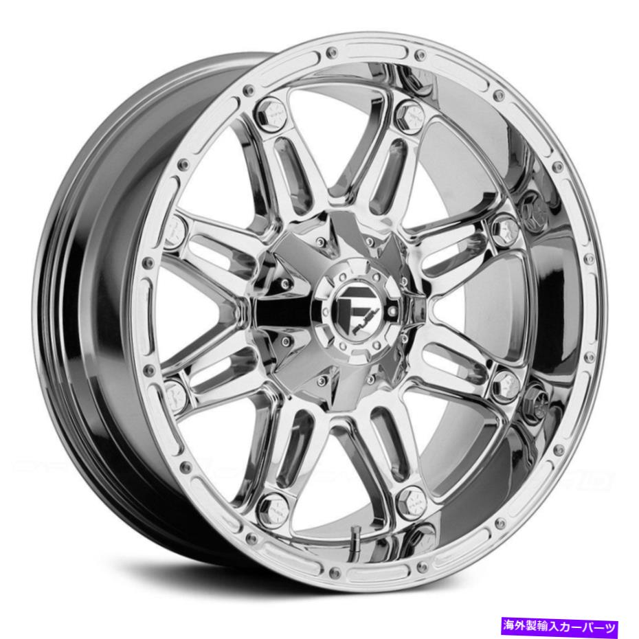 ホイール　４本セット 燃料D530人質1PCホイール20x9（-12、6x139.7、106.1）4のクロムリムセット Fuel D530 HOSTAGE 1PC Wheels 20x9 (-12, 6x139.7, 106.1) Chrome Rims Set of 4【並行輸入品】