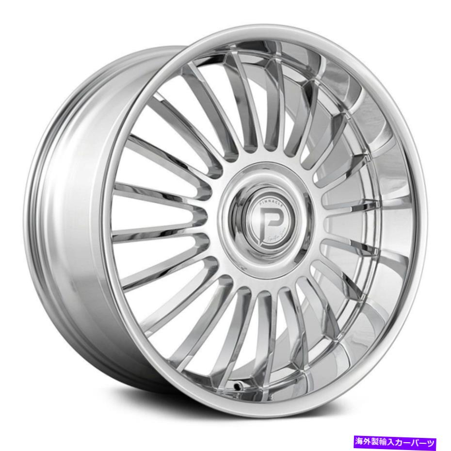 ホイール　４本セット ピナクルP310ノーブル（フローティングキャップ）ホイール20x8.5（35、5x114.3）4のリムセット Pinnacle P310 NOBLE (FLOATING CAP) Wheels 20x8.5 (35, 5x114.3) Rims Set of 4【並行輸入品】