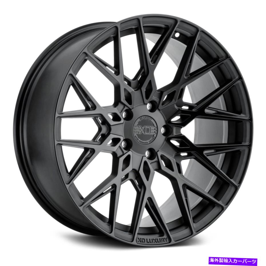 ホイール　４本セット Xo Phoenixホイール20x11（28、5x114.3、76.1）4のブラックリムセット XO PHOENIX Wheels 20x11 (28, 5x114.3, 76.1) Black Rims Set of 4【並行輸入品】