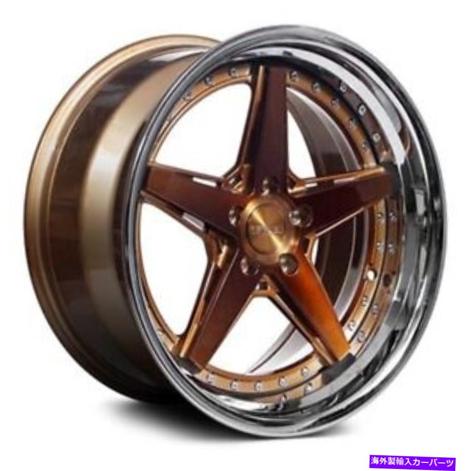 ホイール　４本セット Rennen CSL-7ホイール20x9（33、5x112、74.1）4のブロンズリムセット Rennen CSL-7 Wheels 20x9 (33, 5x112, 74.1) Bronze Rims Set of 4【並行輸入品】