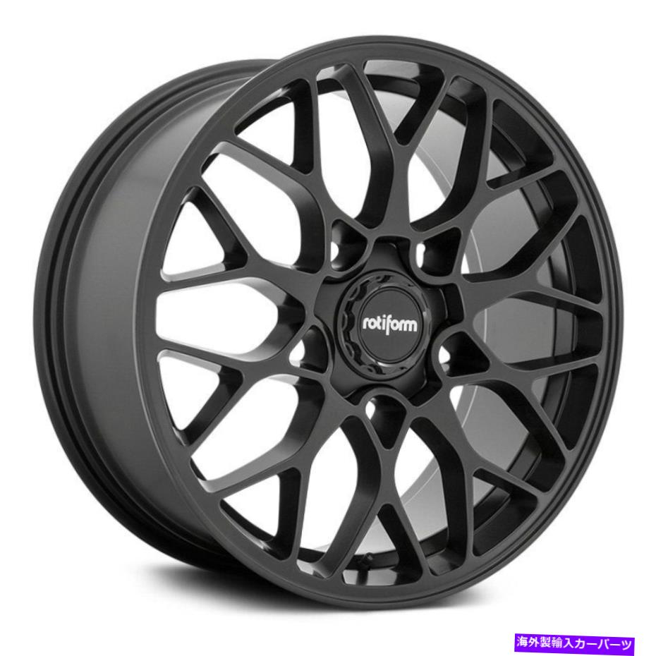 ホイール　４本セット 回転型SGNホイール20x9（35、5x112、66.56）4のブラックリムセット Rotiform SGN Wheels 20x9 (35, 5x112, 66.56) Black Rims Set of 4【並行輸入品】