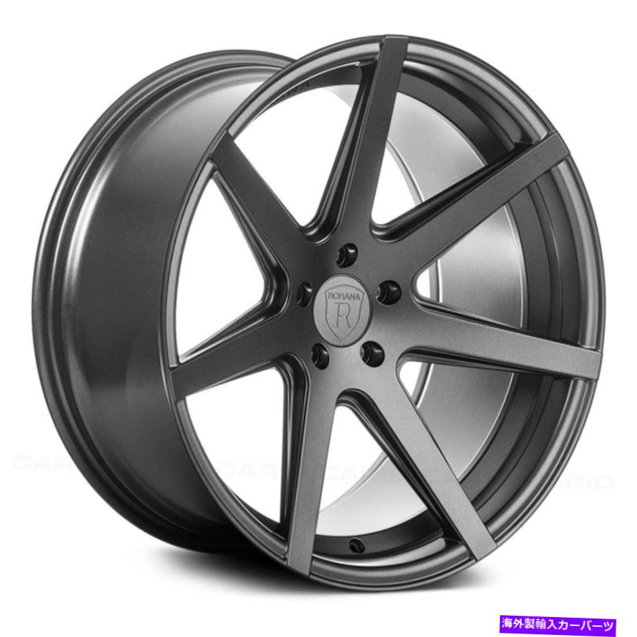 ホイール　４本セット Rohana RC7ホイール20x9（35、5x112、66.56）4のグラファイトリムセット Rohana RC7 Wheels 20x9 (35, 5x112, 66.56) Graphite Rims Set of 4【並行輸入品】