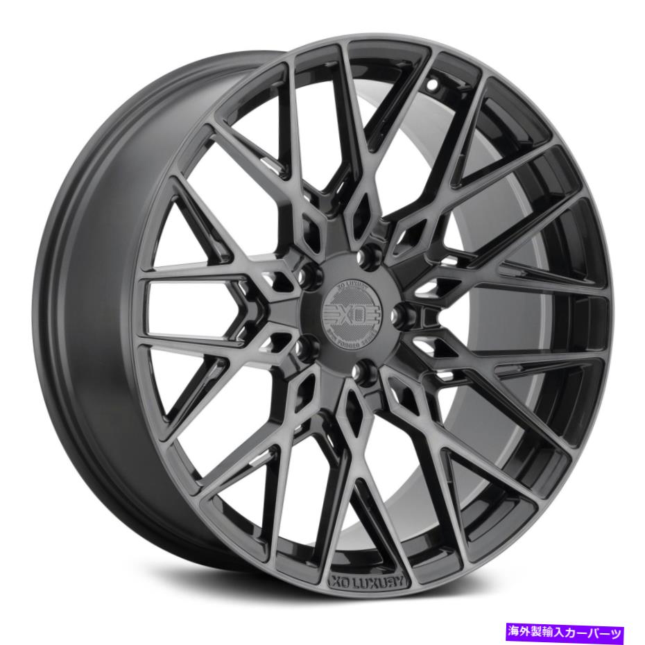 ホイール　４本セット Xo Phoenixホイール20x11（37、5x112、66.56）4のガンメタルリムセット XO PHOENIX Wheels 20x11 (37, 5x112, 66.56) Gunmetal Rims Set of 4【並行輸入品】