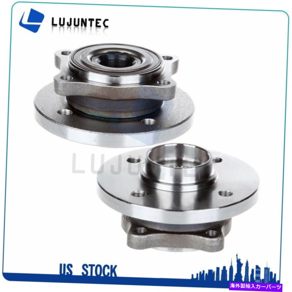 Wheel Hub Bearing 2つの前面または左ホイールのペアベアリングはミニクーパー02-06 w/absに適合します Pair of 2 Front Right or Left Wheel Hub Bearing Fits Mini Cooper 02-06 W/ABS【並行輸入品】