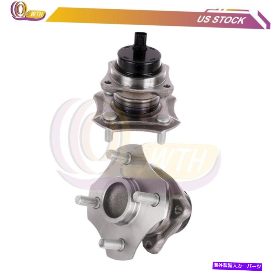 Wheel Hub Bearing 2つの後輪ハブベアリングアセンブリのセット2001-2003 for Toyota Priu w/abs Set of 2 Rear Wheel Hub Bearings Assembly Fits 2001-2003 For Toyota Priu W/ABS【並行輸入品】
