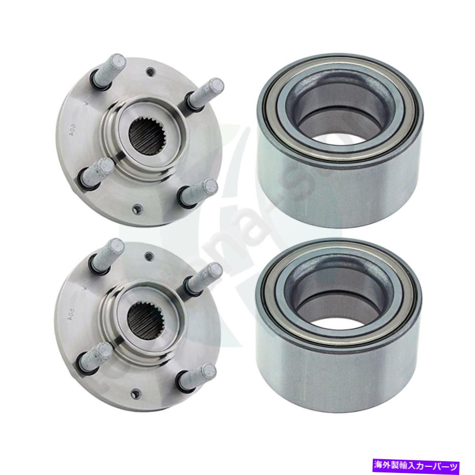 Wheel Hub Bearing 2000年から2012年のKia Rio5 Hyundaiアクセントのペア/セットフロントハブベアリングキット Pair/Set Front Wheel Hub Bearing Kit For 2000-2012 Kia Rio5 Hyundai Accent【並行輸入品】