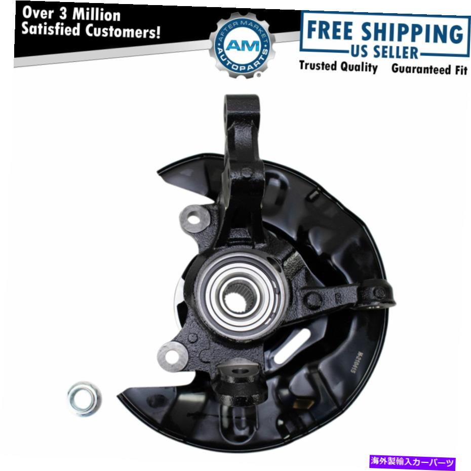 Wheel Hub Bearing トヨタマトリックスFWDのナックルRHを備えたフロントホイールベアリングとハブアセンブリ Front Wheel Bearing & Hub Assembly with Knuckle RH for Toyota Matrix FWD【並行輸入品】