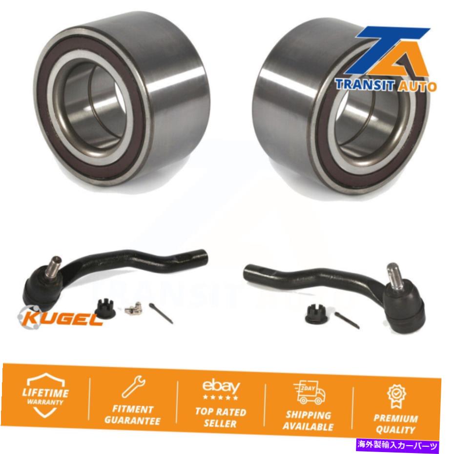 Wheel Hub Bearing 2009-2013マツダ6 2.5Lのフロントホイールベアリングとタイロッドエンドキット Front Wheel Bearing And Tie Rod End Kit For 2009-2013 Mazda 6 2.5L【並行輸入品】