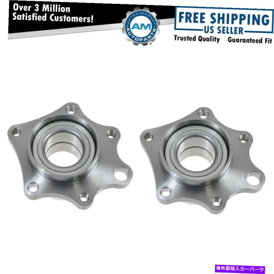 Wheel Hub Bearing 03-06ホンダ要素dx lxにセットされた後輪ハブベアリングモジュールペア Rear Wheel Hub Bearing Modules Pair Set for 03-06 Honda Element DX LX【並行輸入品】