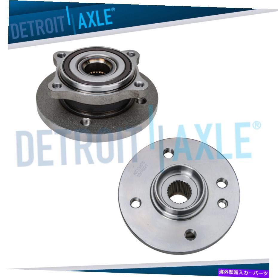 Wheel Hub Bearing ペア（2）2002 2004-2006ミニクーパーの前輪ハブ＆ベアリングアセンブリ Pair (2) Front Wheel Hub & Bearing Assembly for 2002 2003 2004-2006 Mini Cooper【並行輸入品】