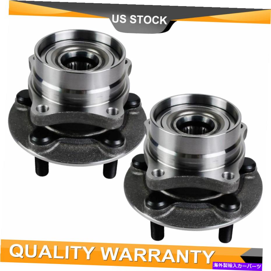 Wheel Hub Bearing 2PCS 2004年2006年2009年のトヨタプリウスのフロントホイールベアリングとハブアセンブリ 2PCS Front Wheel Bearing & Hub Assembly For 2004 2005 2006-2009 Toyota Prius【並行輸入品】
