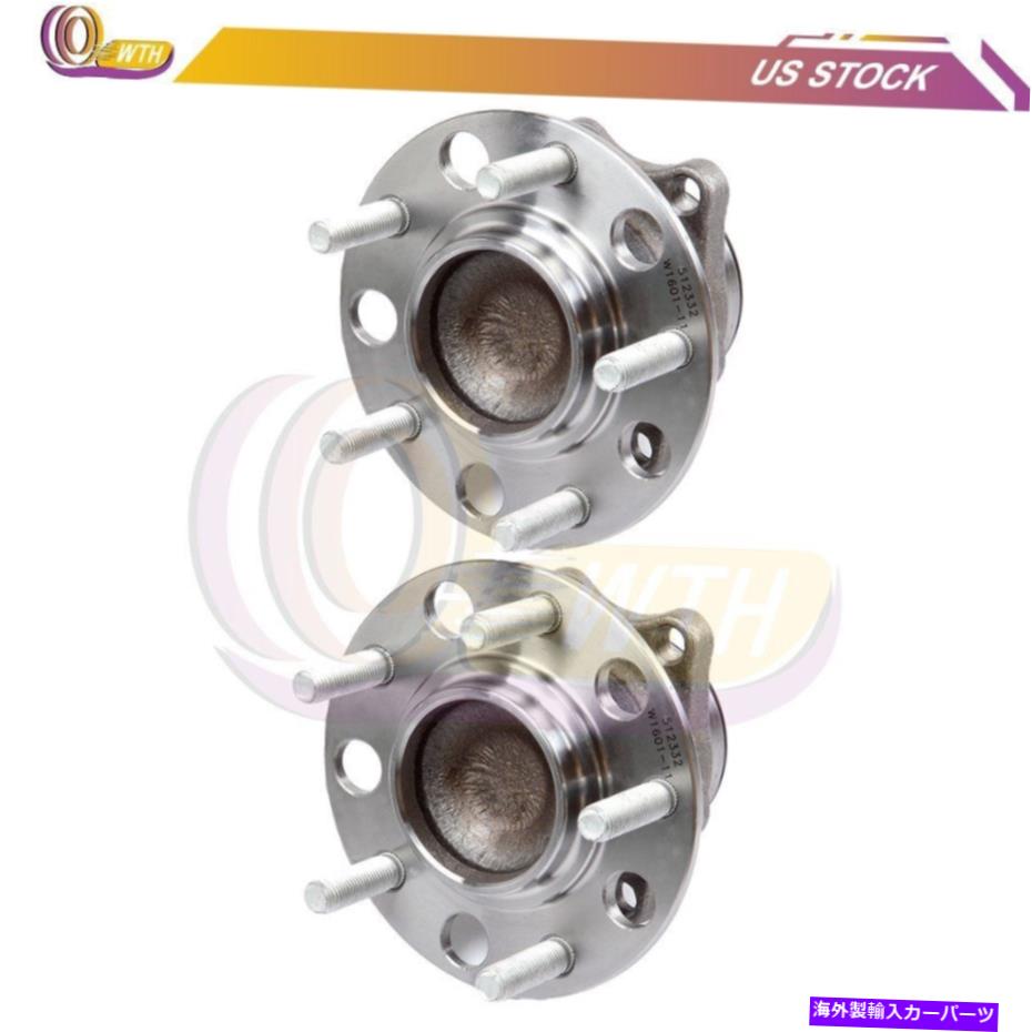 Wheel Hub Bearing ペアNew 512332ダッジジープコンパス付きの後輪ハブベアリングアセンブリ Pair New 512332 Rear Wheel Hub Bearing Assembly For Dodge Jeep Compass W/ABS【並行輸入品】