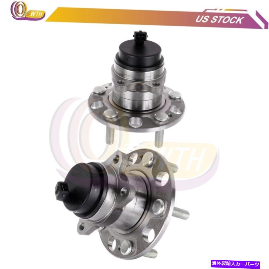 Wheel Hub Bearing 2回の後輪ハブベアリングアセンブリ5ラグ2010-2013のセットKia Soul w/absのラグ Set of 2 Rear Wheel Hub Bearings Assembly 5 Lug For 2010-2013 For Kia Soul W/ABS【並行輸入品】