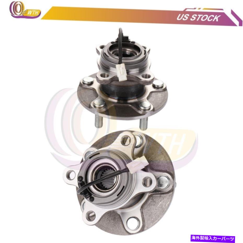 Wheel Hub Bearing ペア2 512393後輪ハブベアリング左または右にスズキSX4 2007-2013に適合する Pair of 2 512393 Rear Wheel Hub Bearing left or Right Fits Suzuki Sx4 2007-2013【並行輸入品】