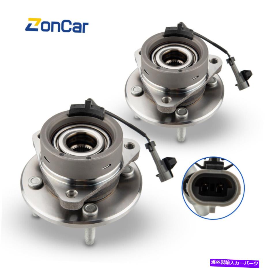 Wheel Hub Bearing シボレーコバルト土星イオンポンティアックのフロントホイールベアリングとハブアセンブリ Front Wheel Bearing and Hub Assembly for Chevy Cobalt Saturn Ion Pontiac【並行輸入品】