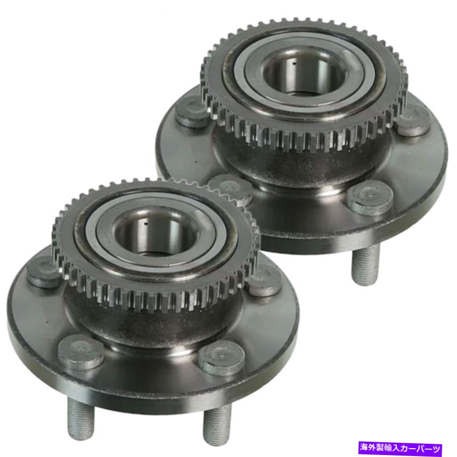 Wheel Hub Bearing ペアフロントホイールベアリングハブ2015 2016 2017 2018 2019 2020フォードマスタング5ラグ Pair Front Wheel Bearing Hub For 2015 2016 2017 2018 2019 2020 Ford Mustang 5Lug【並行輸入品】