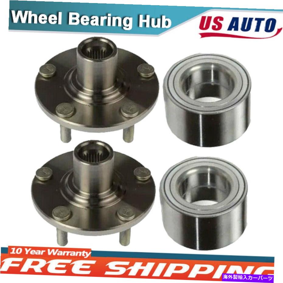 Wheel Hub Bearing 1999 2000 2001 20002 2003 2004 Honda Odysseyの2xフロントホイールベアリングハブ 2x Front Wheel Bearing Hub For 1999 2000 2001 20002 2003 2004 Honda Odyssey【並行輸入品】