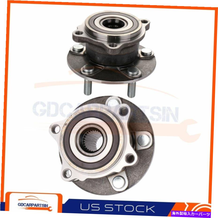 Wheel Hub Bearing 後輪ハブLHまたはRHサイド512382をセットするMitsubishi Lancer 2008-2015 5ボルト Set Rear Wheel hub LH or RH Side 512382 Fits Mitsubishi Lancer 2008-2015 5 Bolts【並行輸入品】
