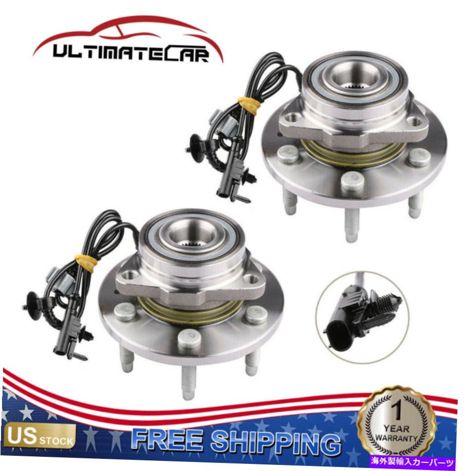 Wheel Hub Bearing 07-14シボレーGMCキャデラックSUV＆ピックアップ4x4 515096の2xフロントホールハブベアリング 2X Front Wheel Hub Bearing For 07-14 Chevy GMC Cadillac SUV & Pickup 4x4 515096【並行輸入品】