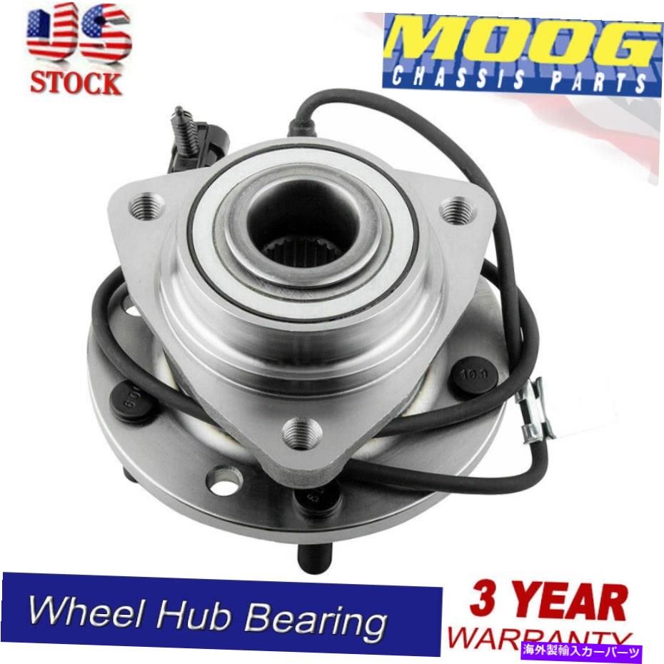 Wheel Hub Bearing 1997年から2004年のムーグフロントホイールベアリングハブシボレーブレザーS10 GMCジミーソノマ4WD MOOG Front Wheel Bearing Hub For 1997-2004 Chevy Blazer S10 GMC Jimmy Sonoma 4WD【並行輸入品】