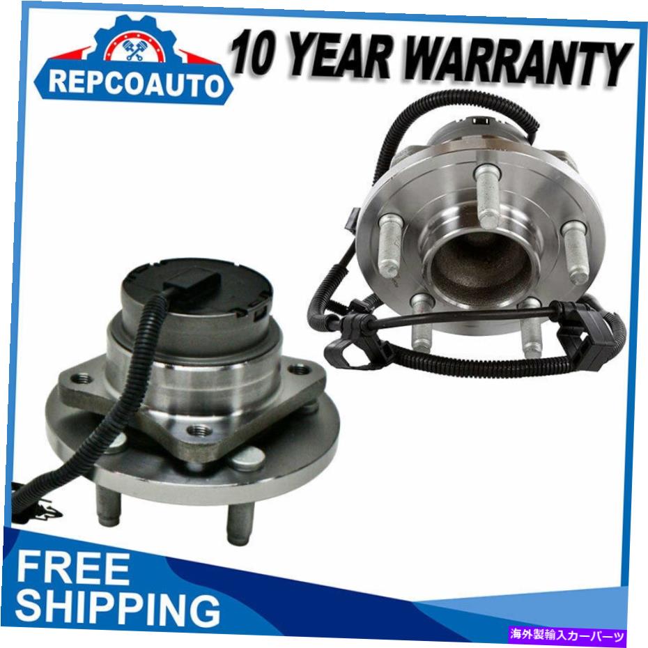 Wheel Hub Bearing 水星のグランドマーキスマローダーリンカーンタウンカーの2倍の前輪ベアリングw/abs 2X Front Wheel Bearing For Mercury Grand Marquis Marauder Lincoln Town Car W/ABS【並行輸入品】
