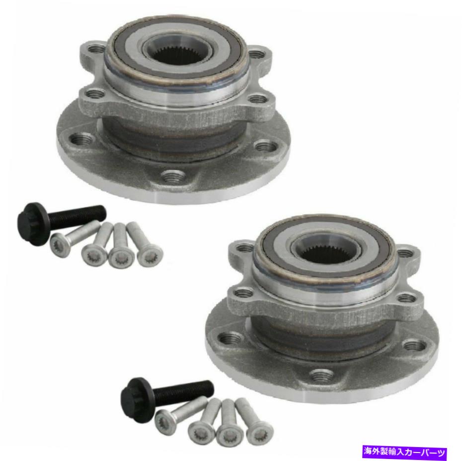 Wheel Hub Bearing 後輪ハブベアリングアセンブリフィット09-16フォルクスワーゲンCC 4WD、4ボルトフランジ - ペア REAR Wheel Hub Bearing Assembly FIT 09-16 VOLKSWAGEN CC 4WD,4 Bolt Flange -PAIR【並行輸入品】