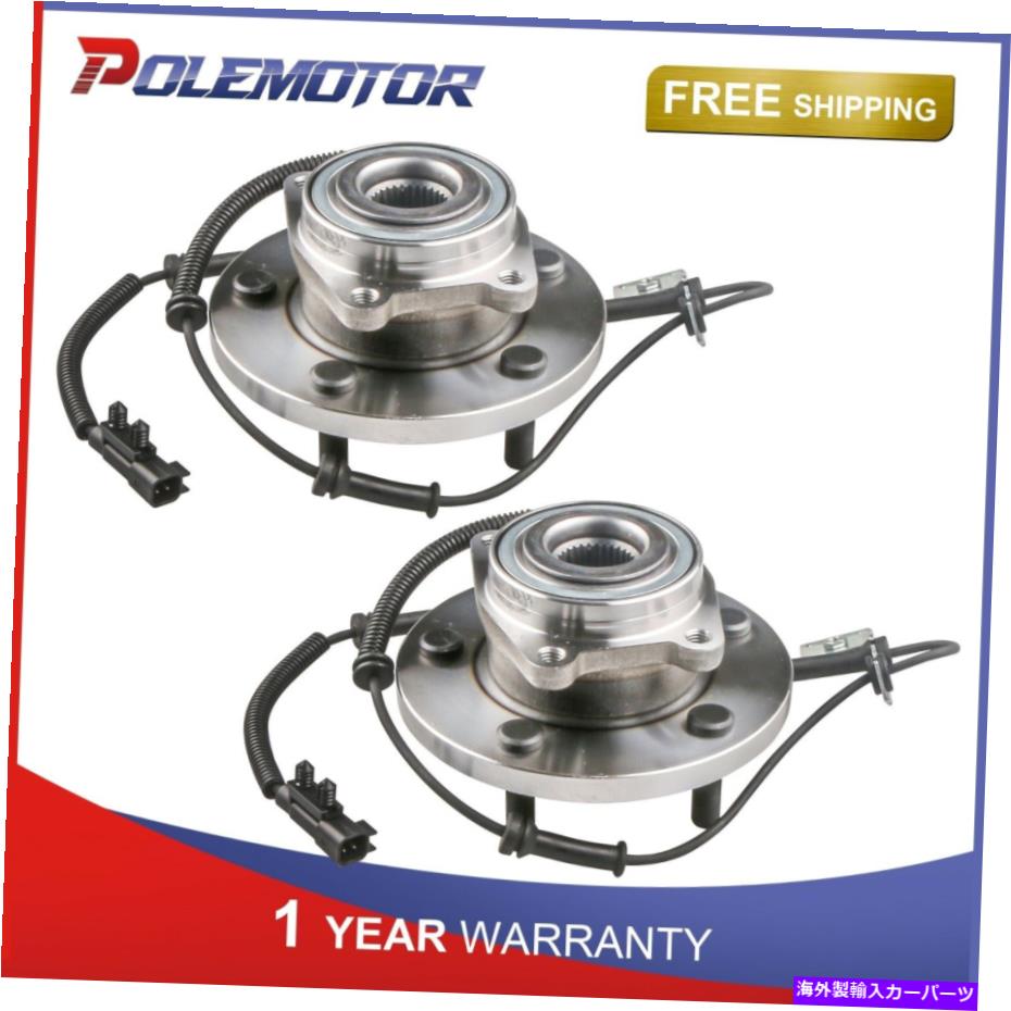 Wheel Hub Bearing 12-14ラム貨物バン08-16クライスラータウン＆カントリーの2x前輪ハブベアリング 2x Front Wheel Hub Bearing For 12-14 Ram Cargo Van 08-16 Chrysler Town & Country【並行輸入品】