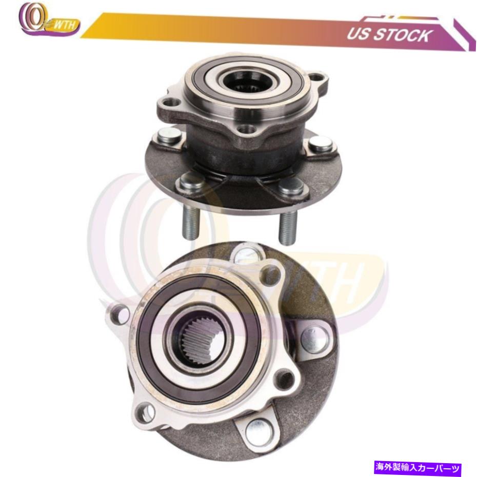 Wheel Hub Bearing セット：2つの後輪ハブベアリングとアセンブリ512382は、腹筋w/absの三菱ランサーに適合します Set : 2 Rear Wheel Hub Bearings And Assembly 512382 Fits Mitsubishi Lancer W/ABS【並行輸入品】