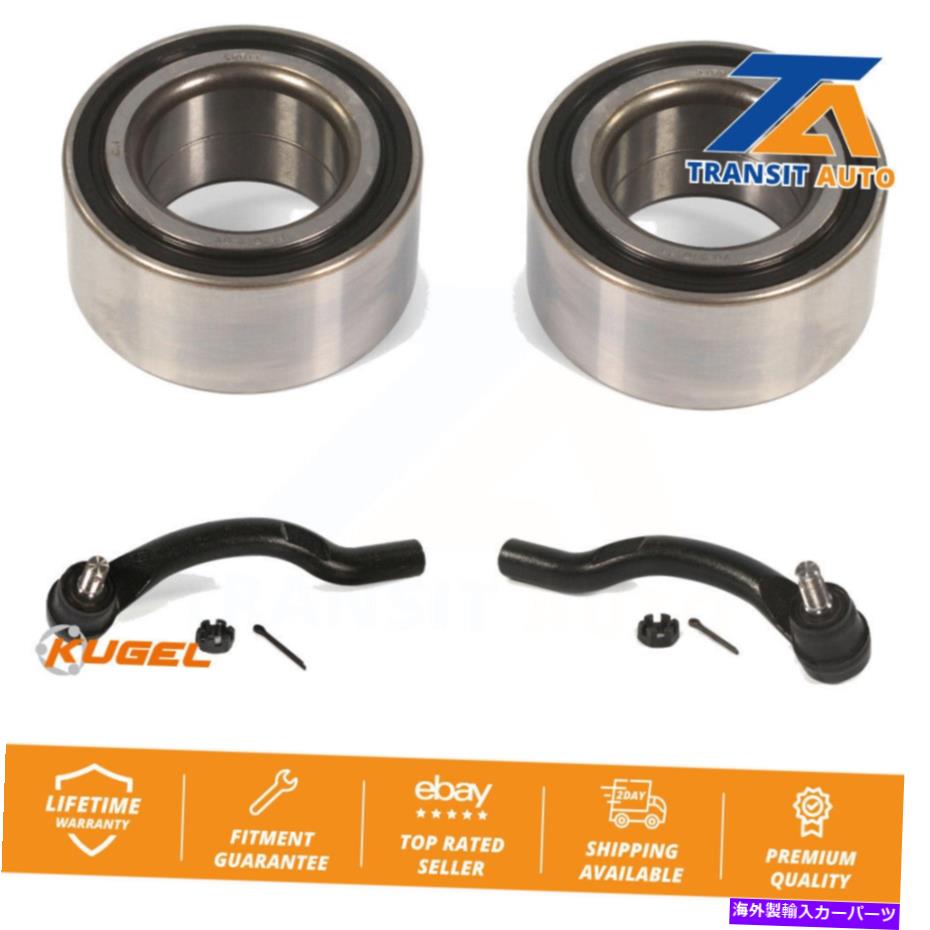 Wheel Hub Bearing ホンダシビックアキュラILX用のフロントホイールベアリングとタイロッドエンドキット Front Wheel Bearing And Tie Rod End Kit For Honda Civic Acura ILX【並行輸入品】