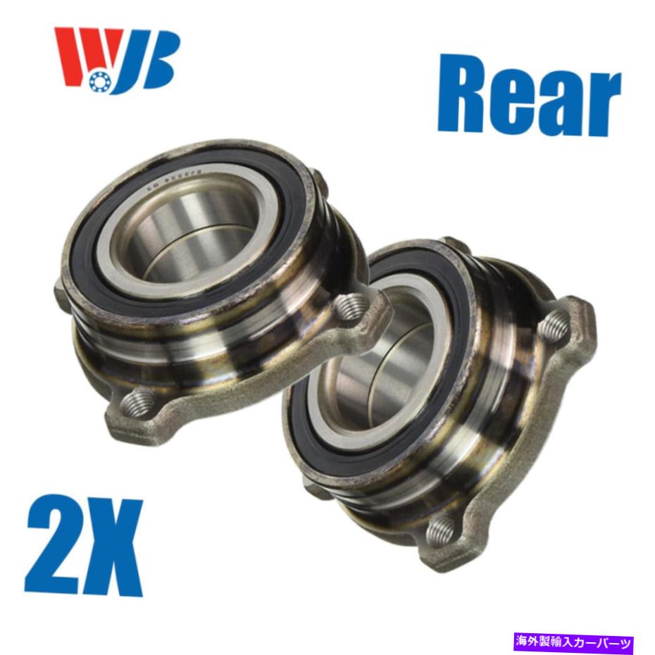 Wheel Hub Bearing 2000年から2010年のBMW WJBアセンブリwa512226左または右の2輪ハブベアリング 2 Rear Wheel Hub Bearings For 2000-2010 BMW WJB Assembly WA512226 Left or Right【並行輸入品】