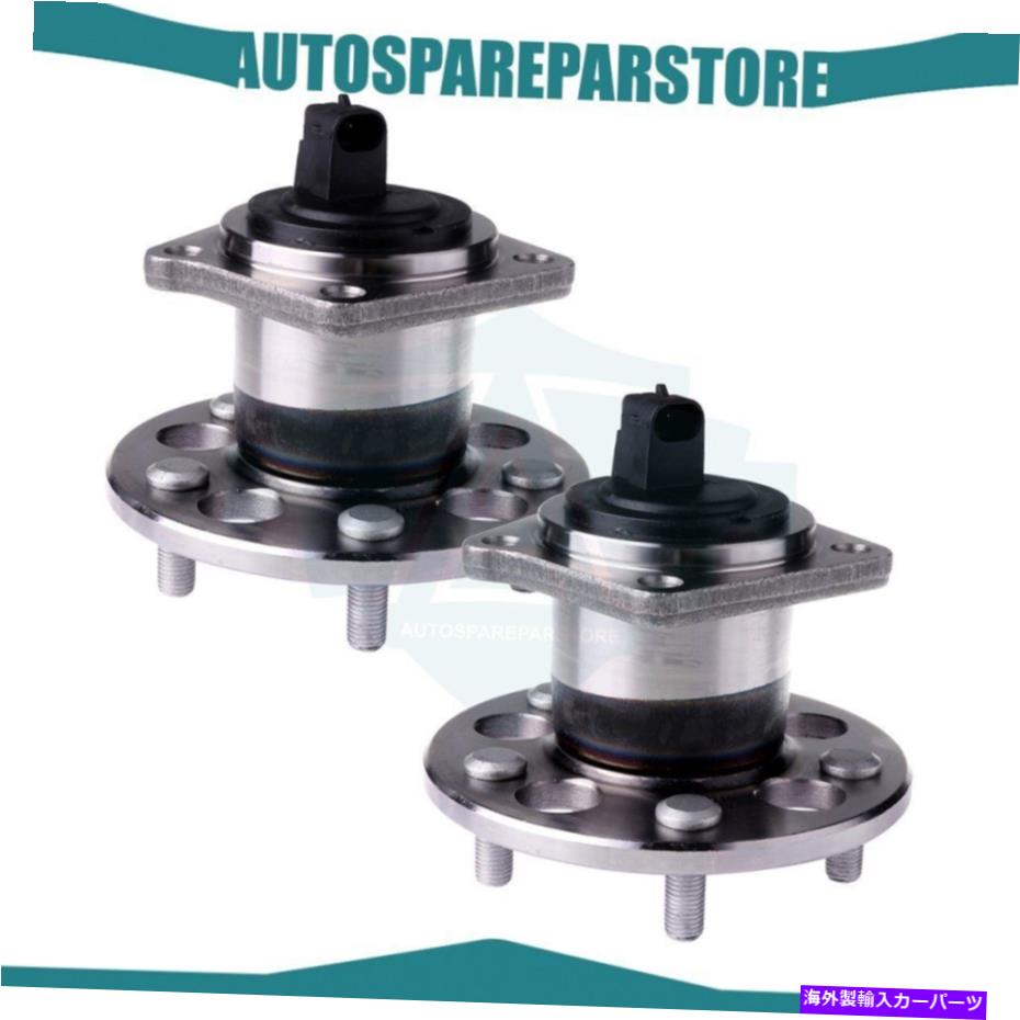 Wheel Hub Bearing 2トヨタシエナ用の左または右のラグw/abs左または右の後部ハブ＆ベアリングアセンブリ 2 Rear Wheel Hub & Bearing Assembly Left or Right 5 Lug w/ABS For Toyota Sienna【並行輸入品】