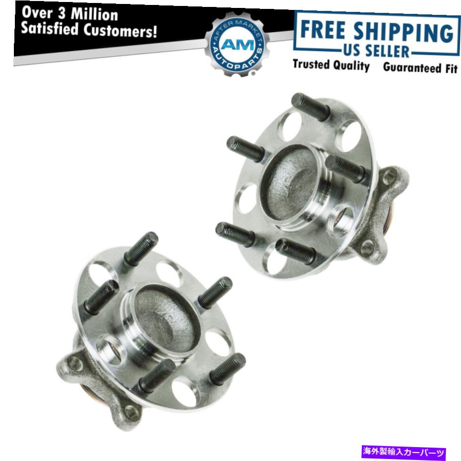 Wheel Hub Bearing 06-11ホンダシビック用の後輪ハブ＆ベアリングセットペア Rear Wheel Hub & Bearing Set Pair for 06-11 Honda Civic【並行輸入品】