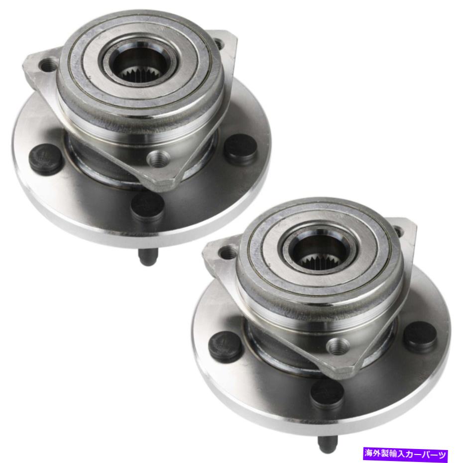 Wheel Hub Bearing 1999-2004ジープグランドチェロキーフロントホイールベアリング＆ハブアセンブリ（ペア） 1999-2004 For Jeep Grand Cherokee Front Wheel Bearing & Hub Assembly (Pair)【並行輸入品】