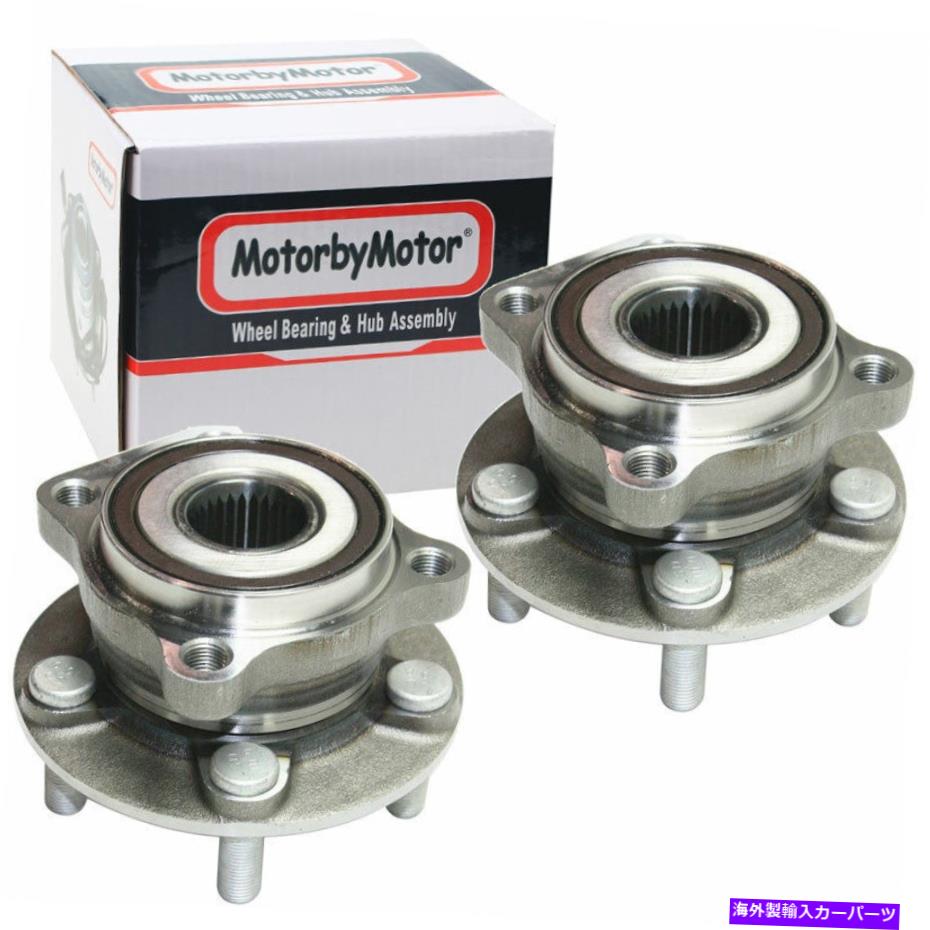 Wheel Hub Bearing （2）2005年のフロントホイールベアリングハブ2006-2014スバルレガシーアウトバック2.5L 3.6L (2) Front Wheel Bearing Hub for 2005 2006 - 2014 Subaru Legacy Outback 2.5L 3.6L【並行輸入品】