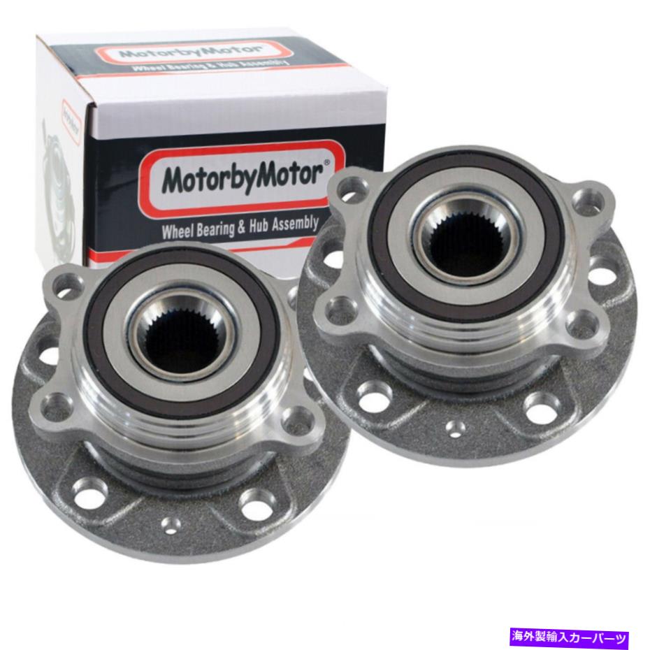 Wheel Hub Bearing アウディA3フォルクスワーゲンパサートジェッタビートルEOSの2倍前輪ハブベアリング 2x Front Wheel Hub Bearing For Audi A3 Volkswagen Passat Jetta Tiguan Beetle EOS【並行輸入品】