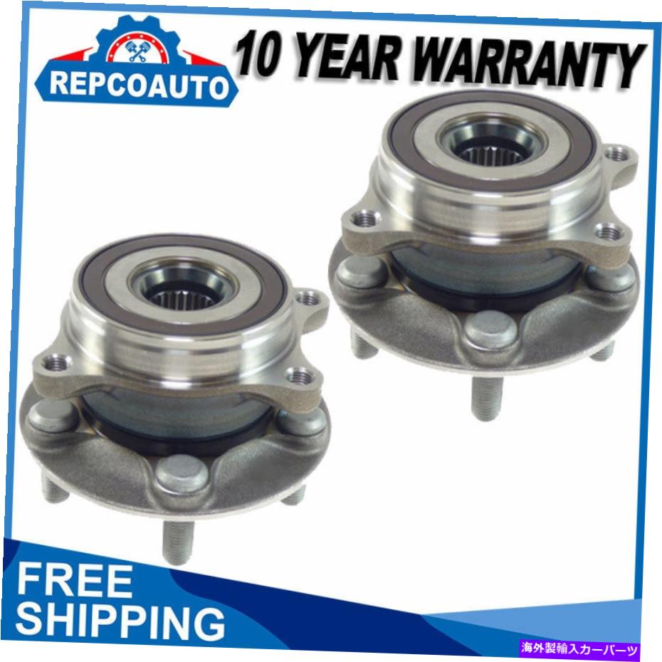Wheel Hub Bearing トヨタプリウスプラグインレクサスCT200H用の前輪ハブベアリングアセンブリペア Front Wheel Hub Bearing Assembly Pair for Toyota Prius Plug-In Lexus CT200h【並行輸入品】