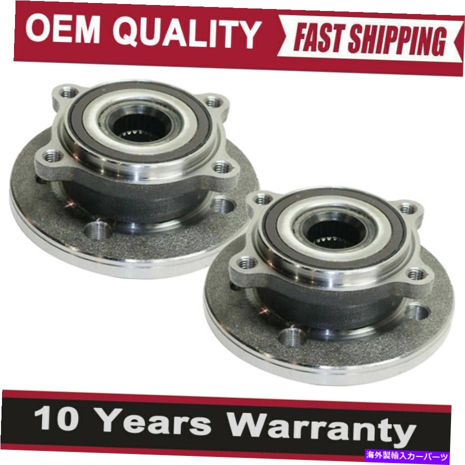 Wheel Hub Bearing 2007年から2015年のミニクーパー1.5L 1.6L 2.0Lの前輪ハブベアリングアセンブリペア Front Wheel Hub Bearing Assembly Pair for 2007-2015 Mini Cooper 1.5L 1.6L 2.0L【並行輸入品】