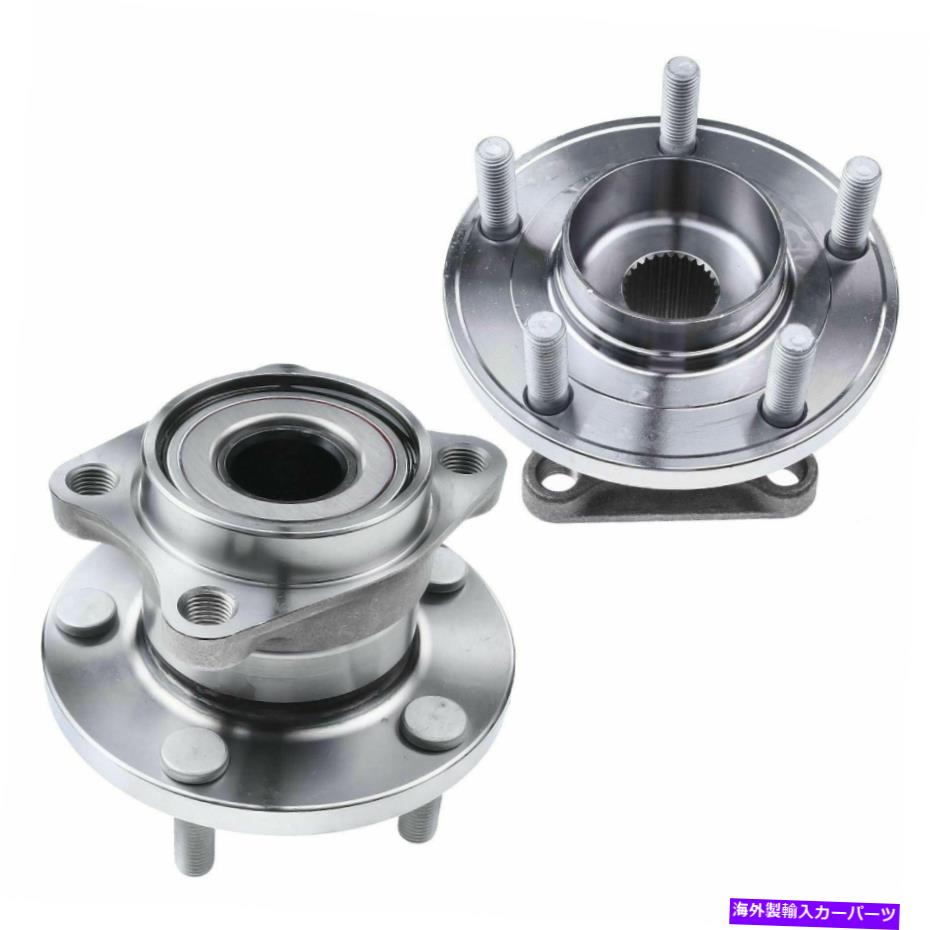 Wheel Hub Bearing マツダCX-9 2007-2015 AWD L2142615XBの2倍後輪ハブとベアリングアセンブリ 2x Rear Wheel Hub and Bearing Assembly for Mazda CX-9 2007-2015 AWD L2142615XB【並行輸入品】