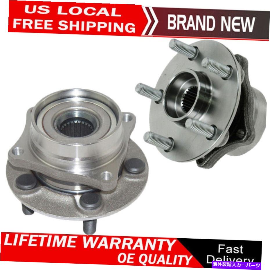 Wheel Hub Bearing 2004 - 09年のトヨタプリウス1.5Lホイールベアリングのフロントホールハブベアリングアセンブリをセット Set Front Wheel Hub Bearing Assembly For 2004-09 Toyota Prius 1.5L Wheel Bearing【並行輸入品】