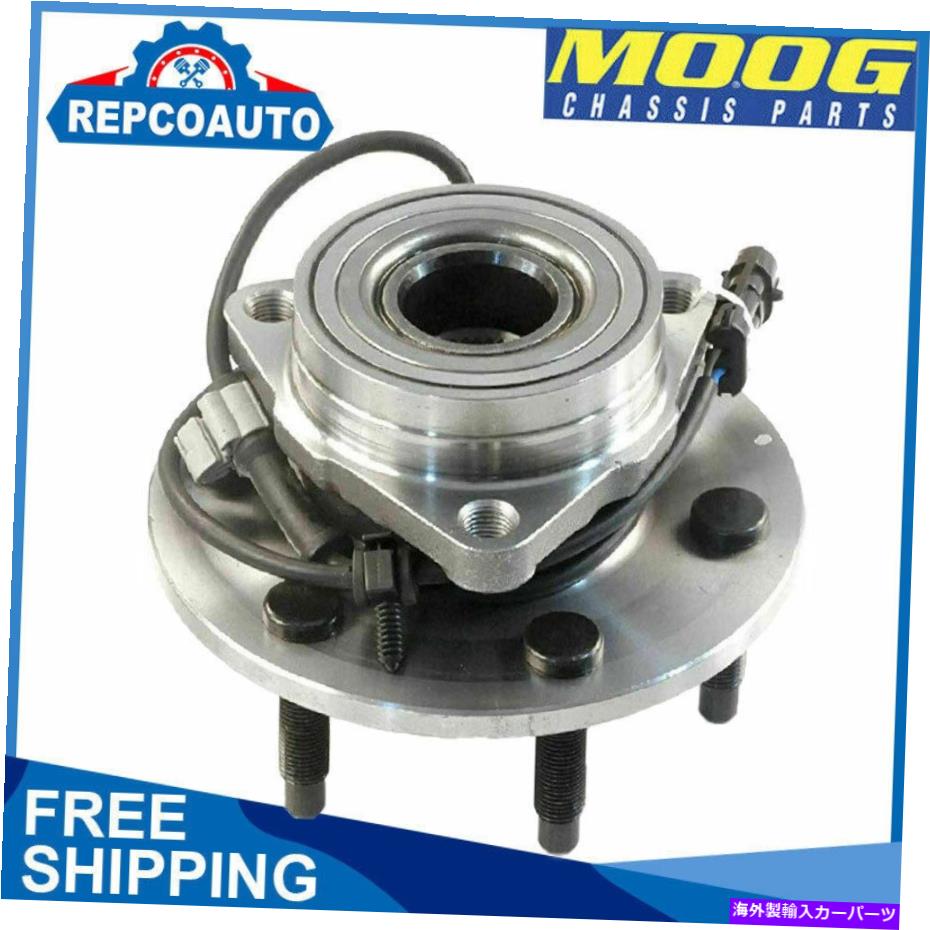 Wheel Hub Bearing 4x4フロントムーグホイールベアリング＆ハブGMCシエラシェビーシルバードエスカレードタホー 4x4 Front Moog Wheel Bearing & Hub For GMC Sierra Chevy Silverado Escalade Tahoe【並行輸入品】
