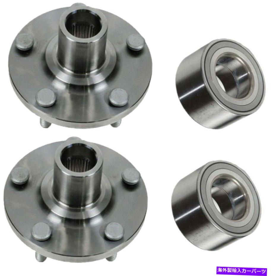 Wheel Hub Bearing トヨタシエナアバロンベンザレクサスH01用の新しいフロントホールハブベアリングキットペア New Front Wheel Hub Bearing Kit Pair For Toyota Sienna Avalon Venza Lexus H01【並行輸入品】