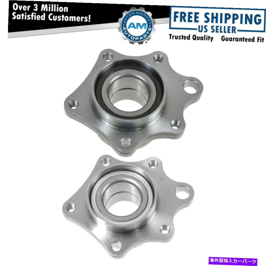 Wheel Hub Bearing 03-11ホンダのために左/右後部の後輪ハブベアリングペア Rear Wheel Hub Bearing Pair Set Left/Right for 03-11 Honda【並行輸入品】