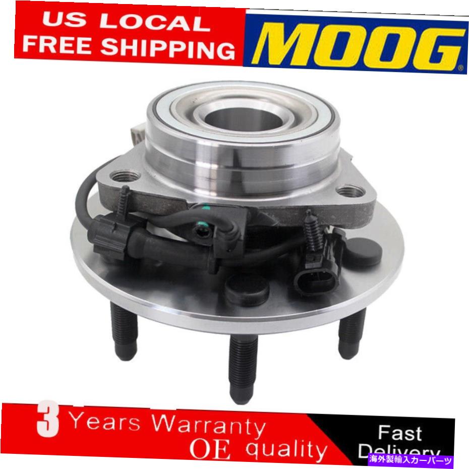 Wheel Hub Bearing 4WD MOOGフロントホイールベアリングとGMCシエラシェビーシルバラード1500 ABS 6ラグのハブ 4WD MOOG Front Wheel Bearing & Hub For GMC Sierra Chevy Silverado 1500 ABS 6 lug【並行輸入品】