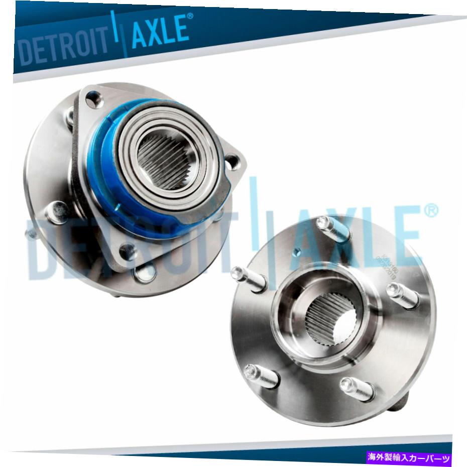 Wheel Hub Bearing シボレーインパラビュイックラクロスポンティアックグランプリ用のペアフロントホールハブベアリング Pair Front Wheel Hub Bearings for Chevy Impala Buick Lacrosse Pontiac Grand Prix【並行輸入品】