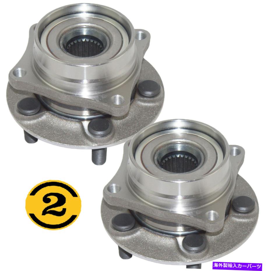 Wheel Hub Bearing 04-09のトヨタプリウスのフロントドライバーと助手席のハブ＆ベアリングアセンブリ Front Driver and Passenger Wheel Hub & Bearing Assembly for 04-09 Toyota Prius【並行輸入品】