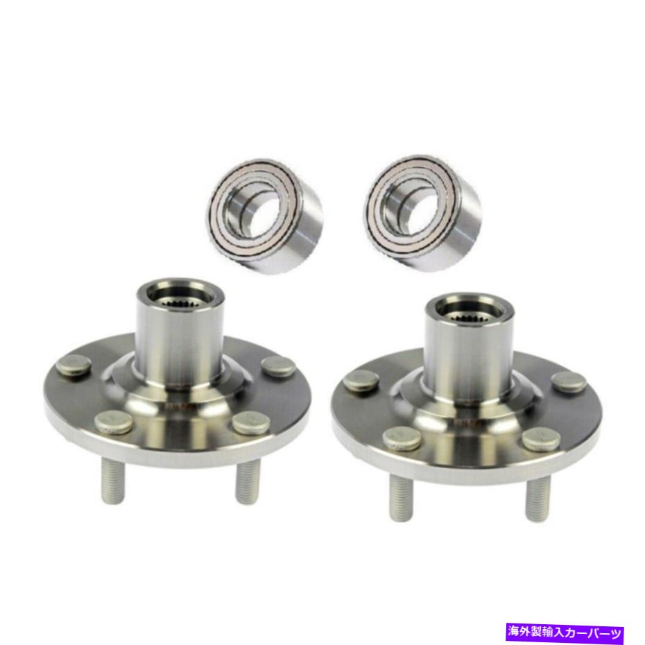 Wheel Hub Bearing トヨタハイランダートヨタソララの2つの前輪とハブベアリングアセンブリ 2 Front Wheel and Hub Bearing Assembly for Toyota Highlander Toyota Solara【並行輸入品】