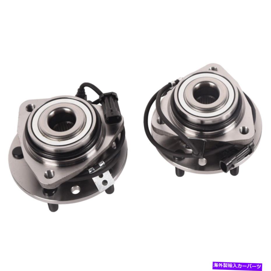 Wheel Hub Bearing 2 PCS 4WDフロントホイールベアリングとシボレーブレザーS10 GMCジミーソノマ用ハブ 2 Pcs 4WD Front Wheel Bearing and Hubs For Chevy Blazer S10 GMC Jimmy Sonoma【並行輸入品】